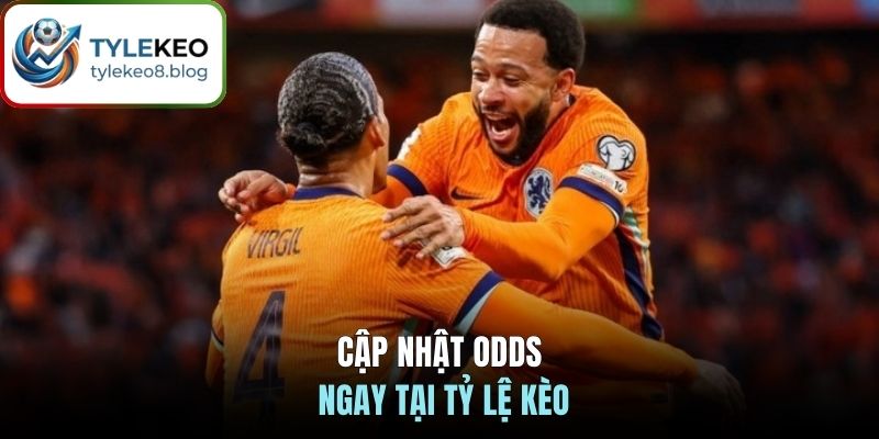Cập nhật odds ngay tại Tỷ Lệ Kèo